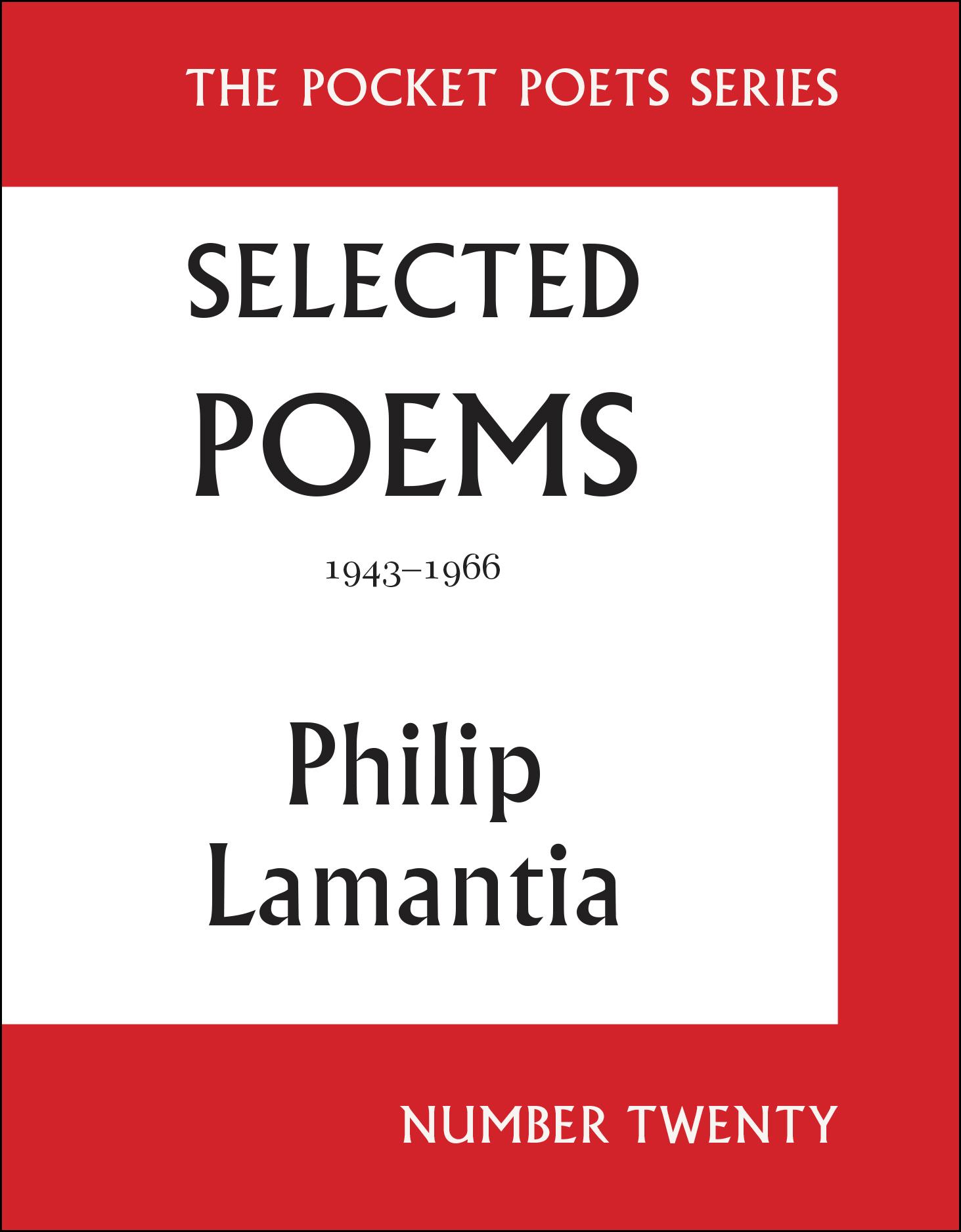 Vorderes Coverbild Selected Poems of Philip Lamantia, 1943-1966