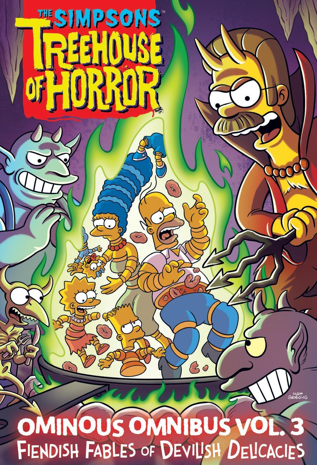Vorderes Coverbild The Simpsons Treehouse of Horror Ominous Omnibus Vol. 3