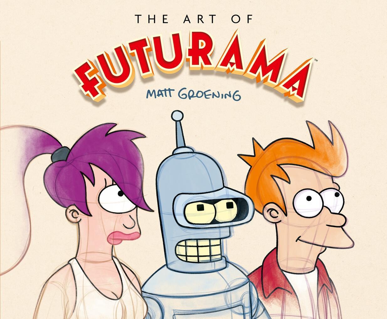 Vorderes Coverbild The Art of Futurama
