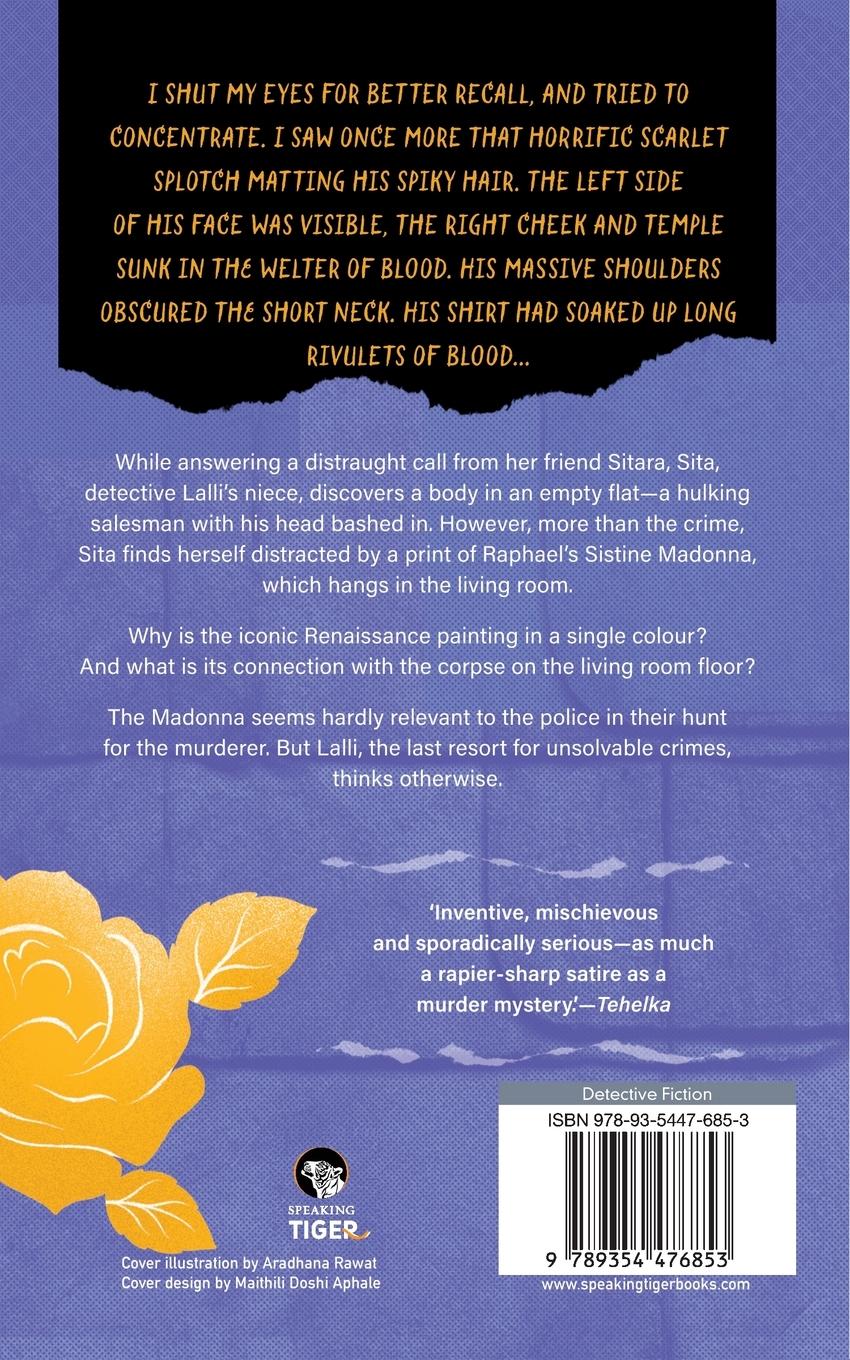 Rückseitencover The Monochrome Madonna a Lalli Mystery