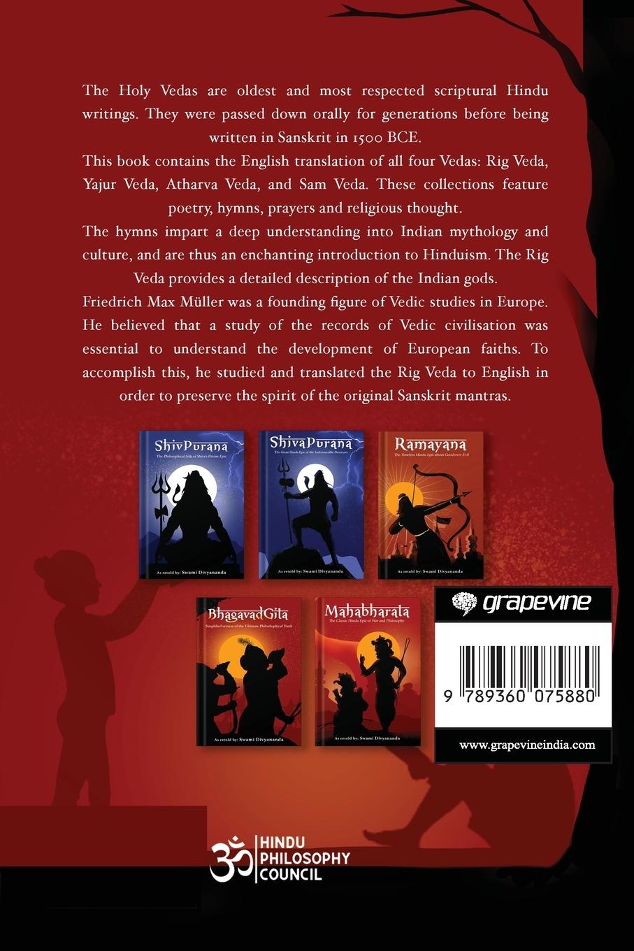 Rückseitencover Holy Vedas