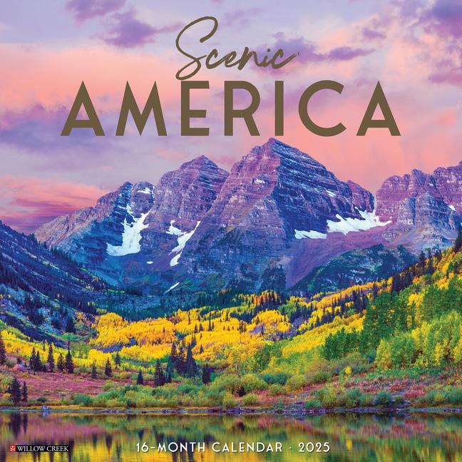 Vorderes Coverbild Scenic America 2025 12 X 12 Wall Calendar