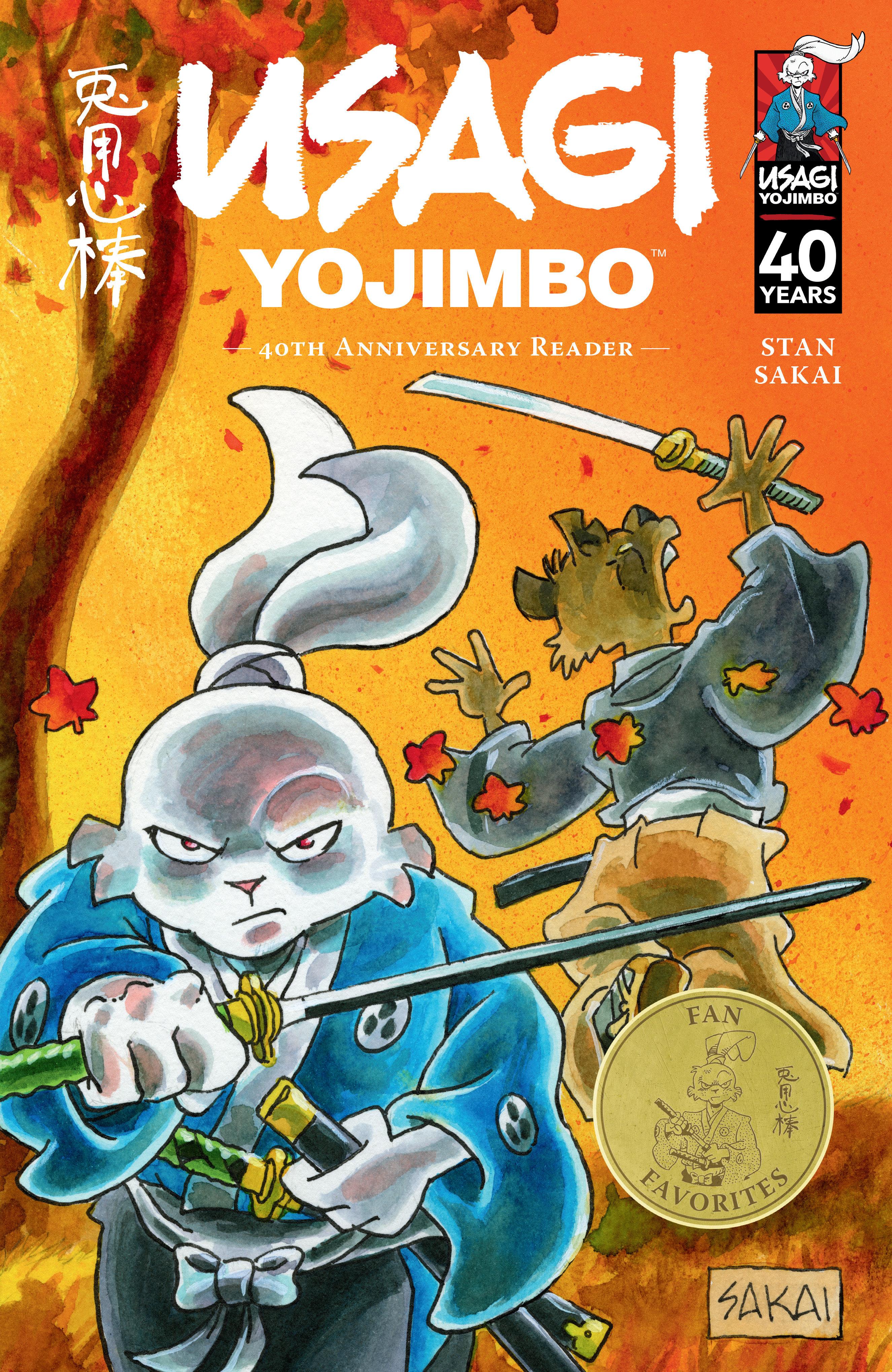 Vorderes Coverbild Usagi Yojimbo: 40th Anniversary Reader