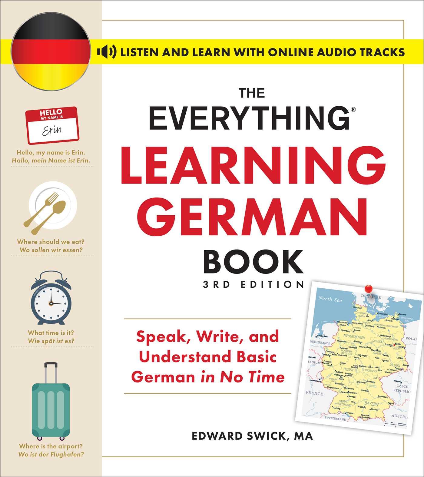 Vorderes Coverbild The Everything Learning German Book, 3rd Edition
