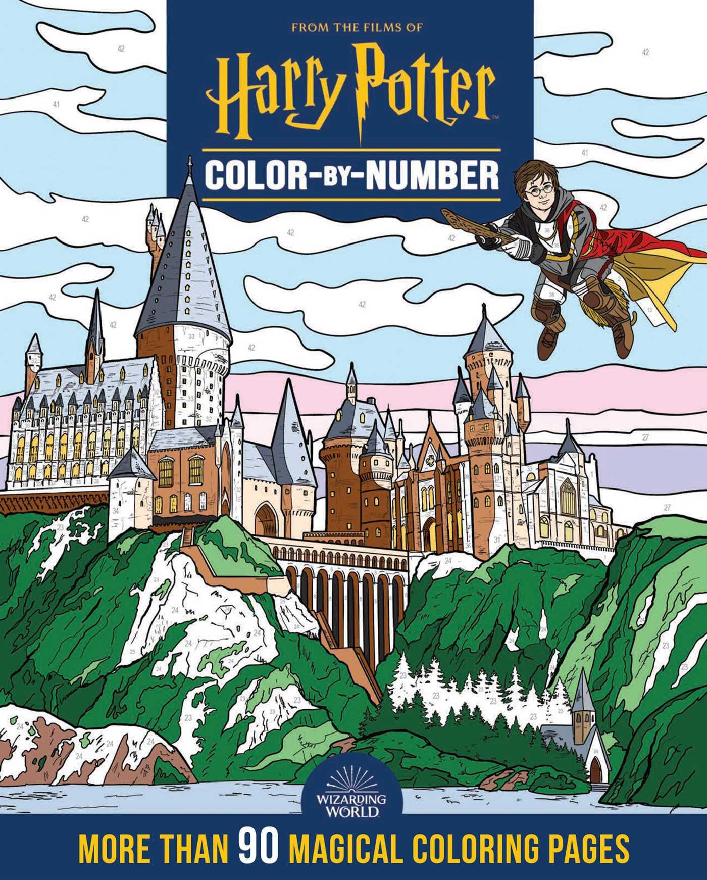Vorderes Coverbild Harry Potter Color-By-Number