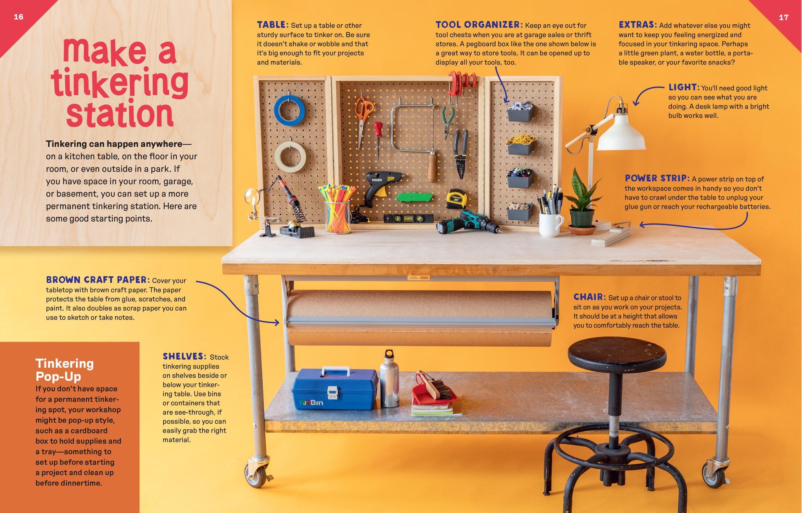Beispielinhalt (Bild) The Tinkering Workshop