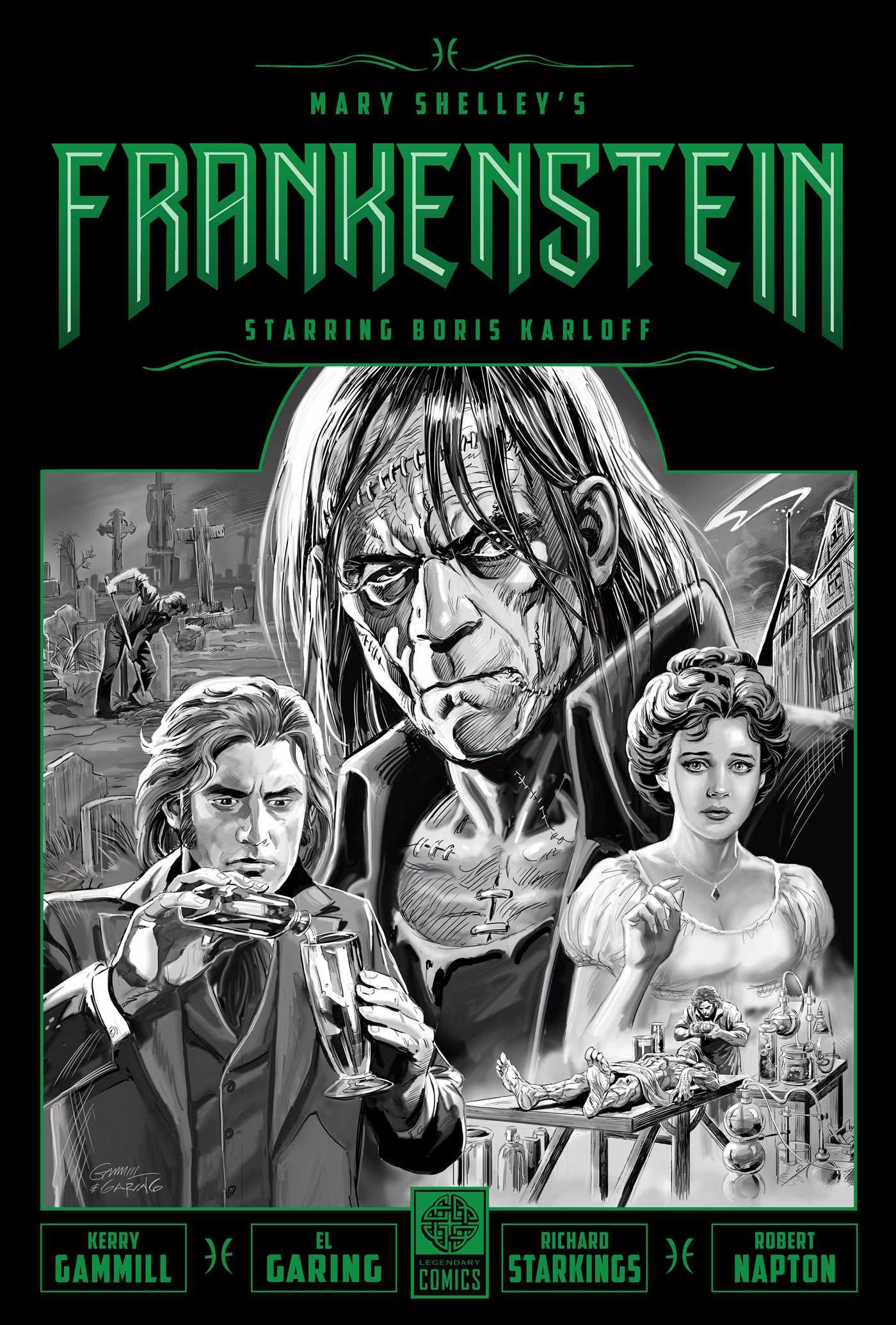 Vorderes Coverbild Mary Shelley's Frankenstein Starring Boris Karloff