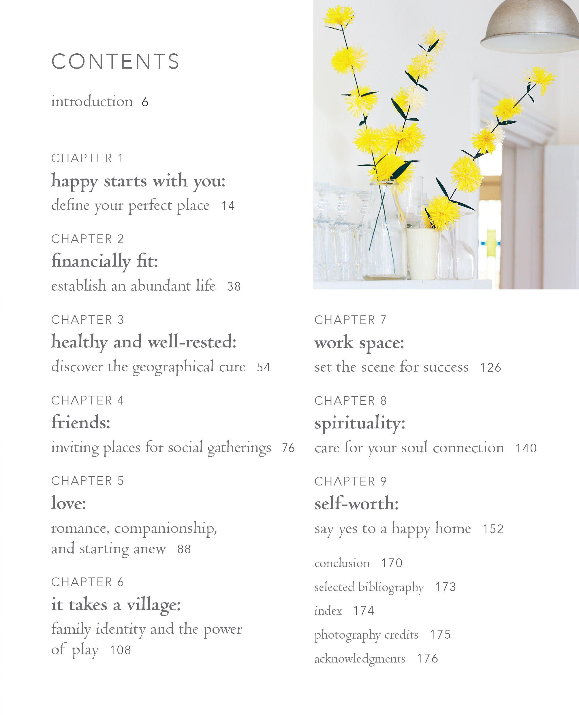 Beispielinhalt (Bild) Happy Starts at Home