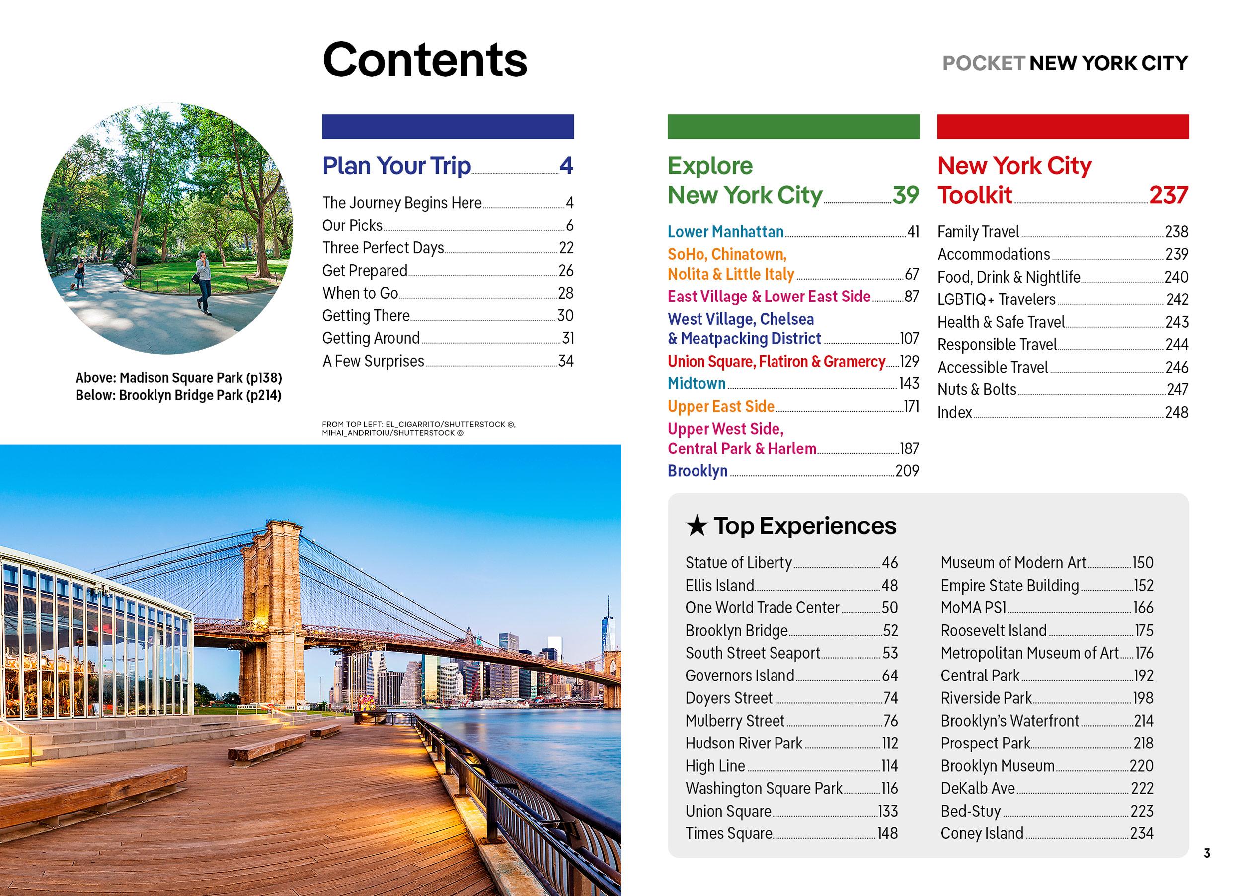 Beispielinhalt (Bild) Lonely Planet Pocket New York City