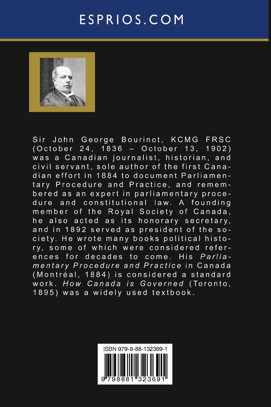 Rückseitencover Canada Under British Rule 1760-1900 (Esprios Classics)