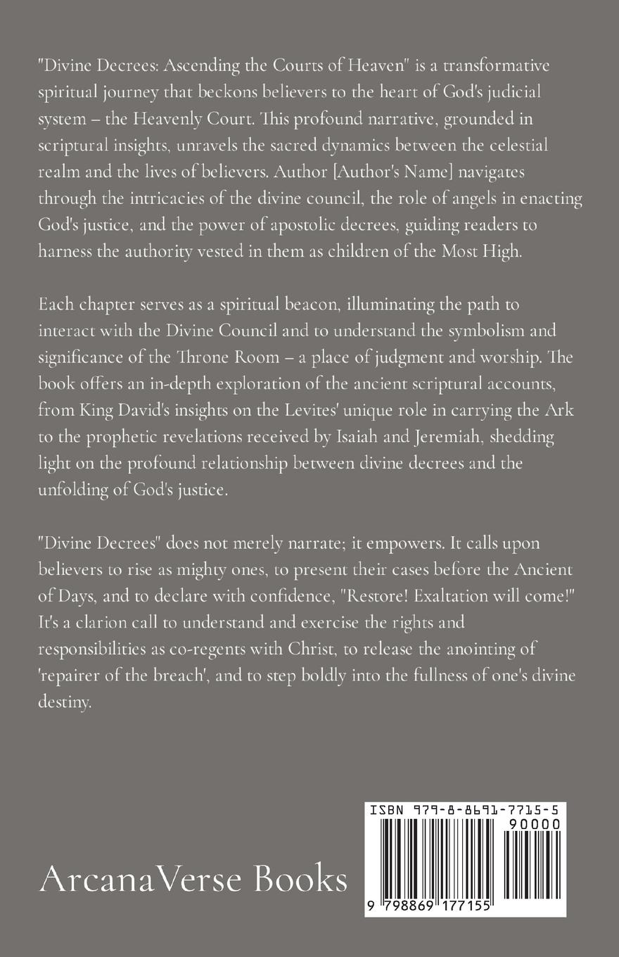 Rückseitencover Divine Decrees