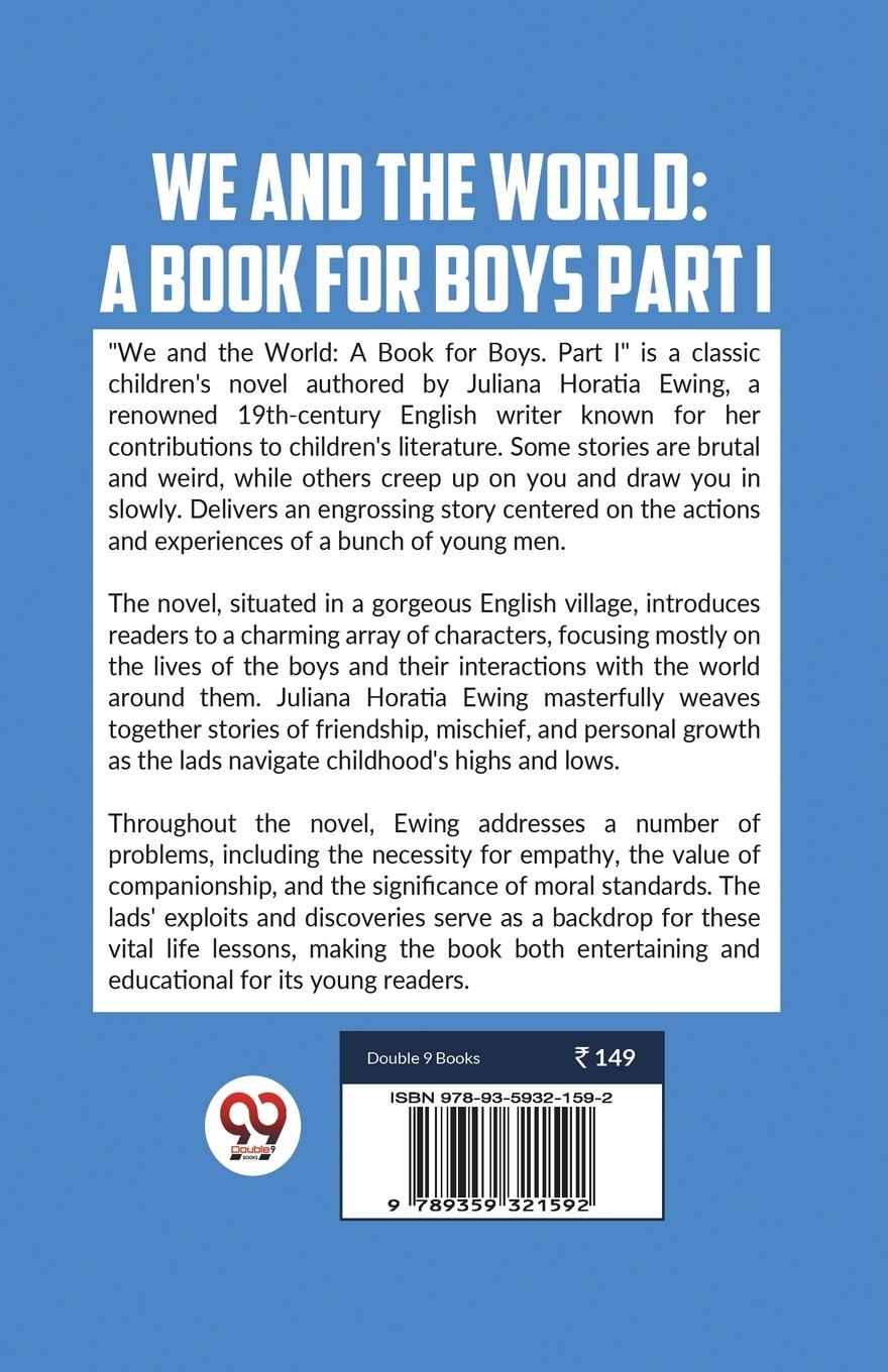 Rückseitencover We and the World: A Book for Boys Part I