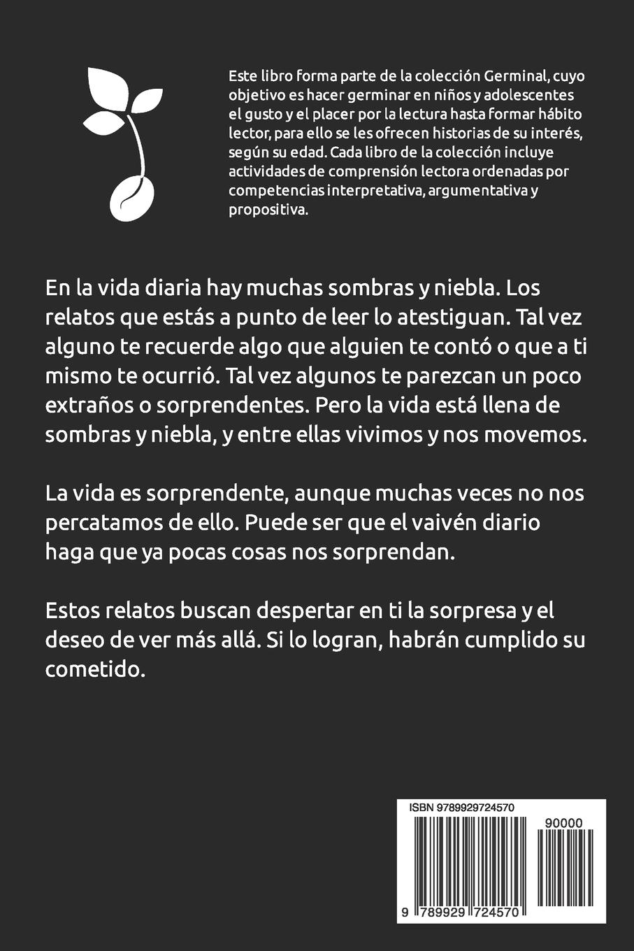 Rückseitencover Sombras en la niebla