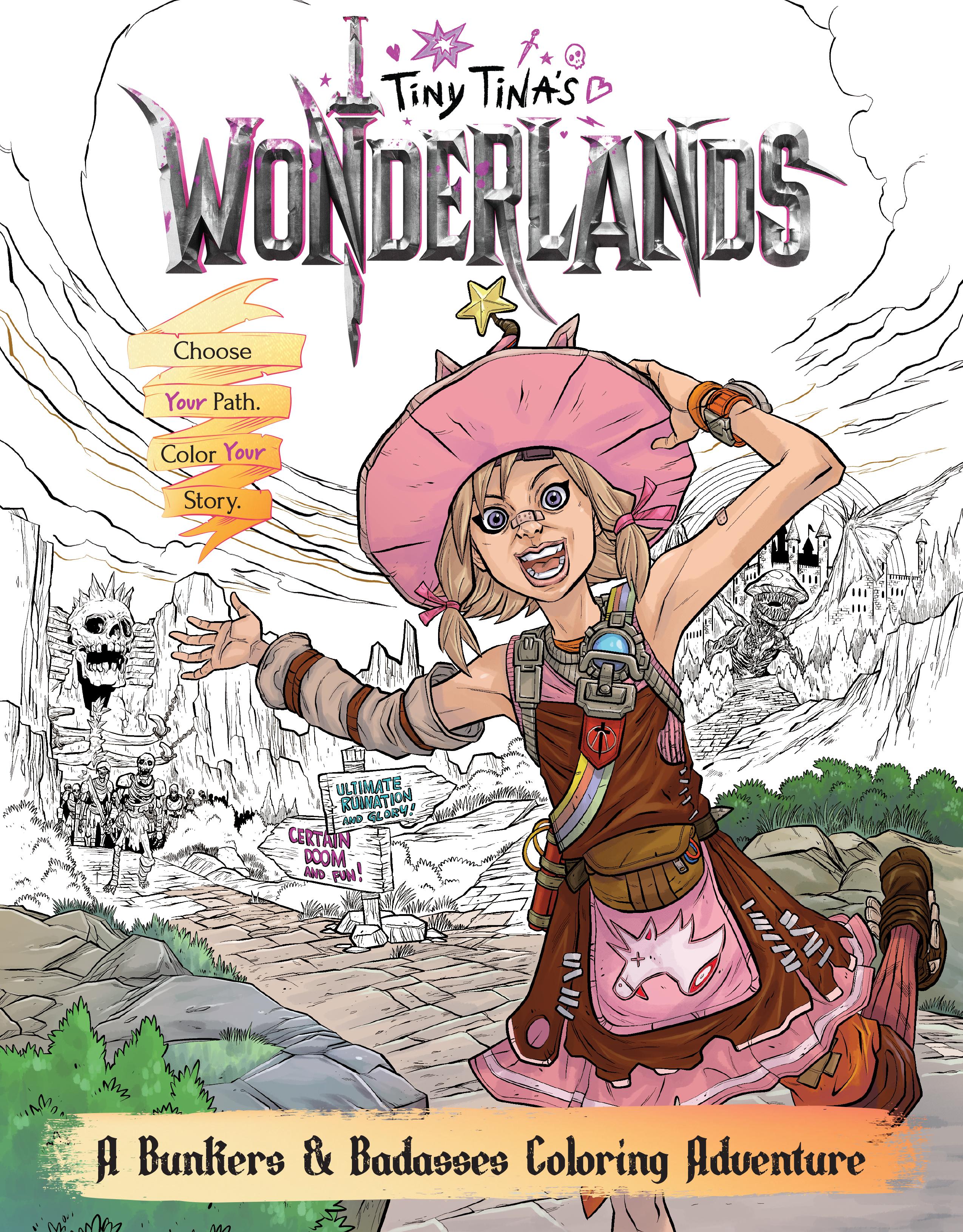 Vorderes Coverbild Tiny Tina's Wonderlands: A Bunkers & Badasses Coloring Adventure