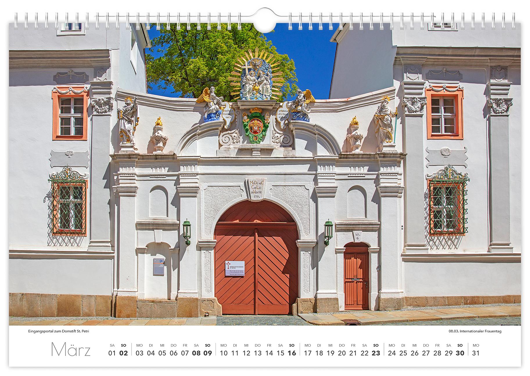 Beispielinhalt (Bild) Kalender Bautzen 2025