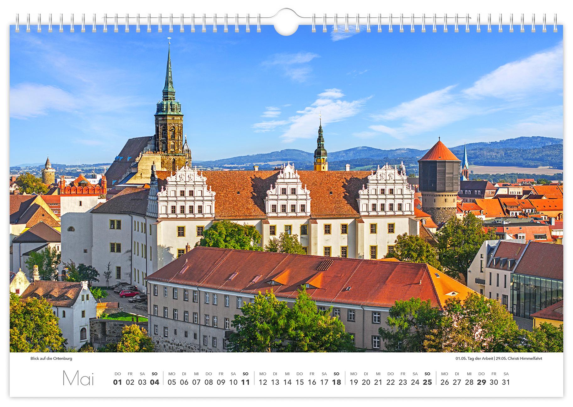 Beispielinhalt (Bild) Kalender Bautzen 2025