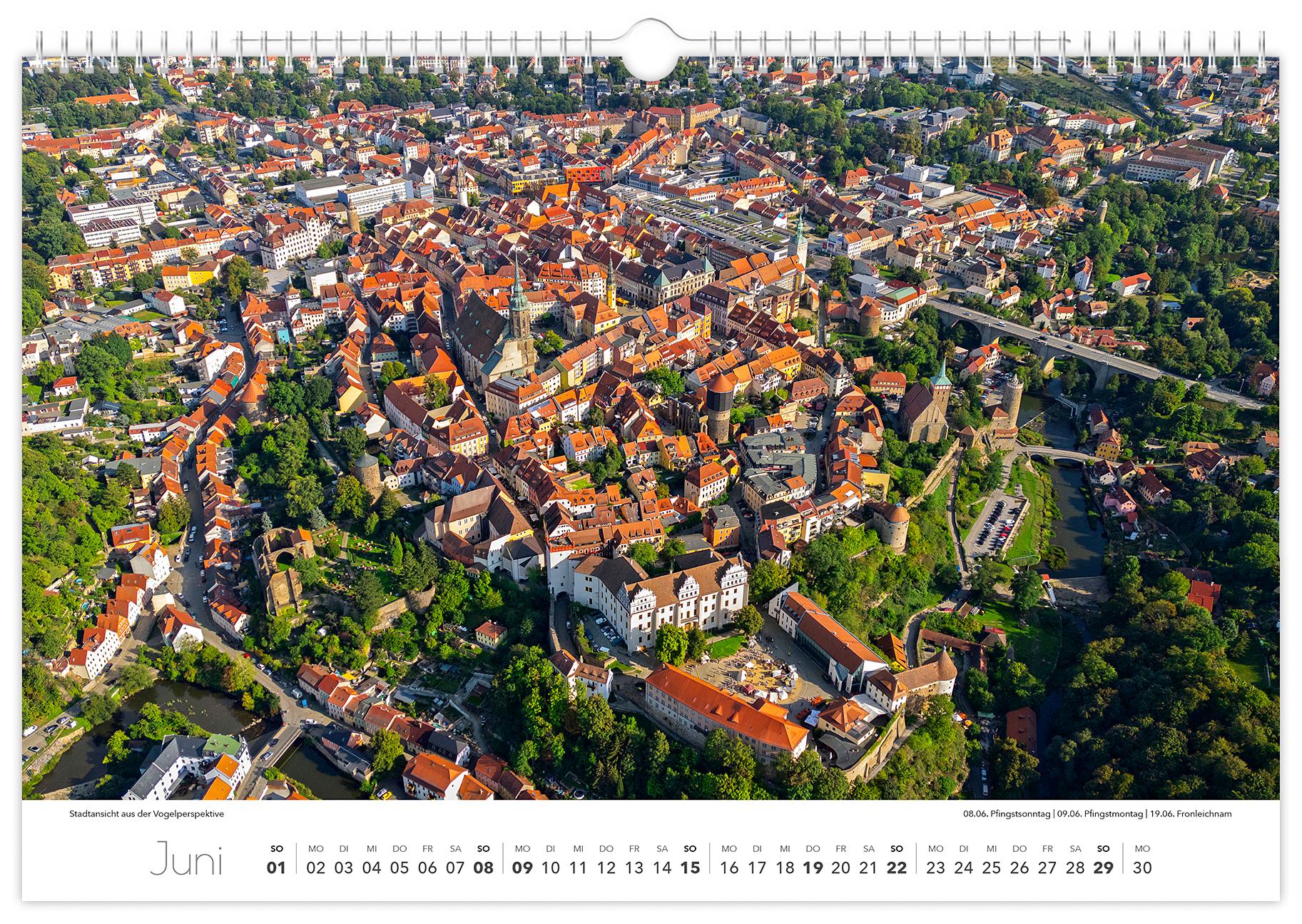 Beispielinhalt (Bild) Kalender Bautzen 2025