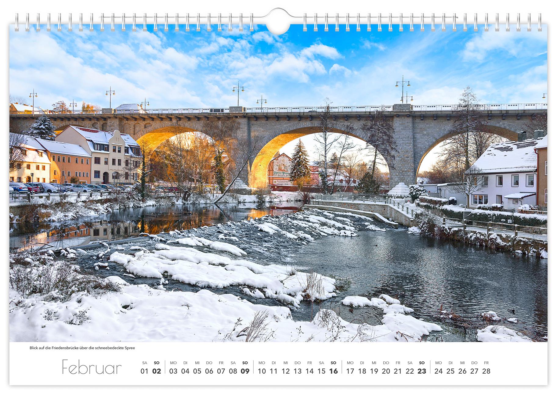 Beispielinhalt (Bild) Kalender Bautzen 2025