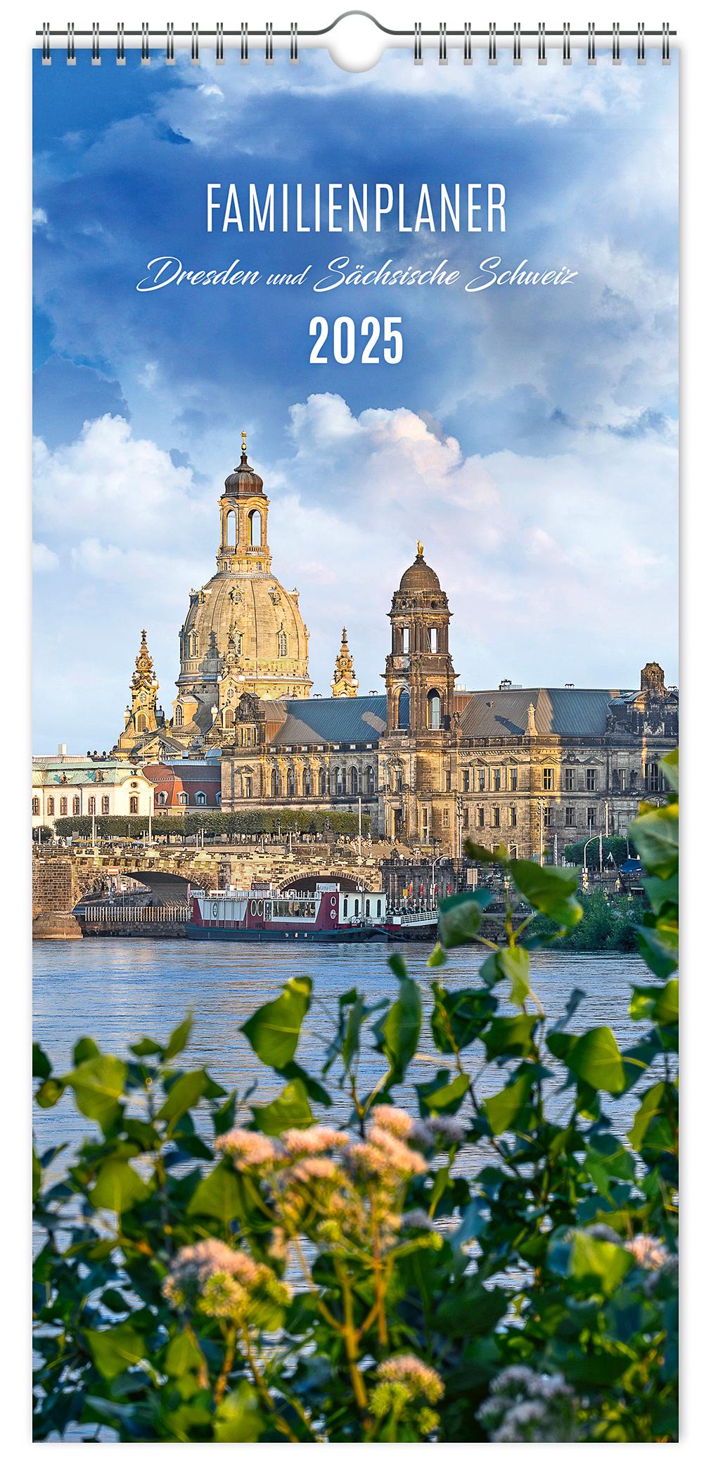 Vorderes Coverbild Familienplaner Dresden und Sächsische Schweiz 2025