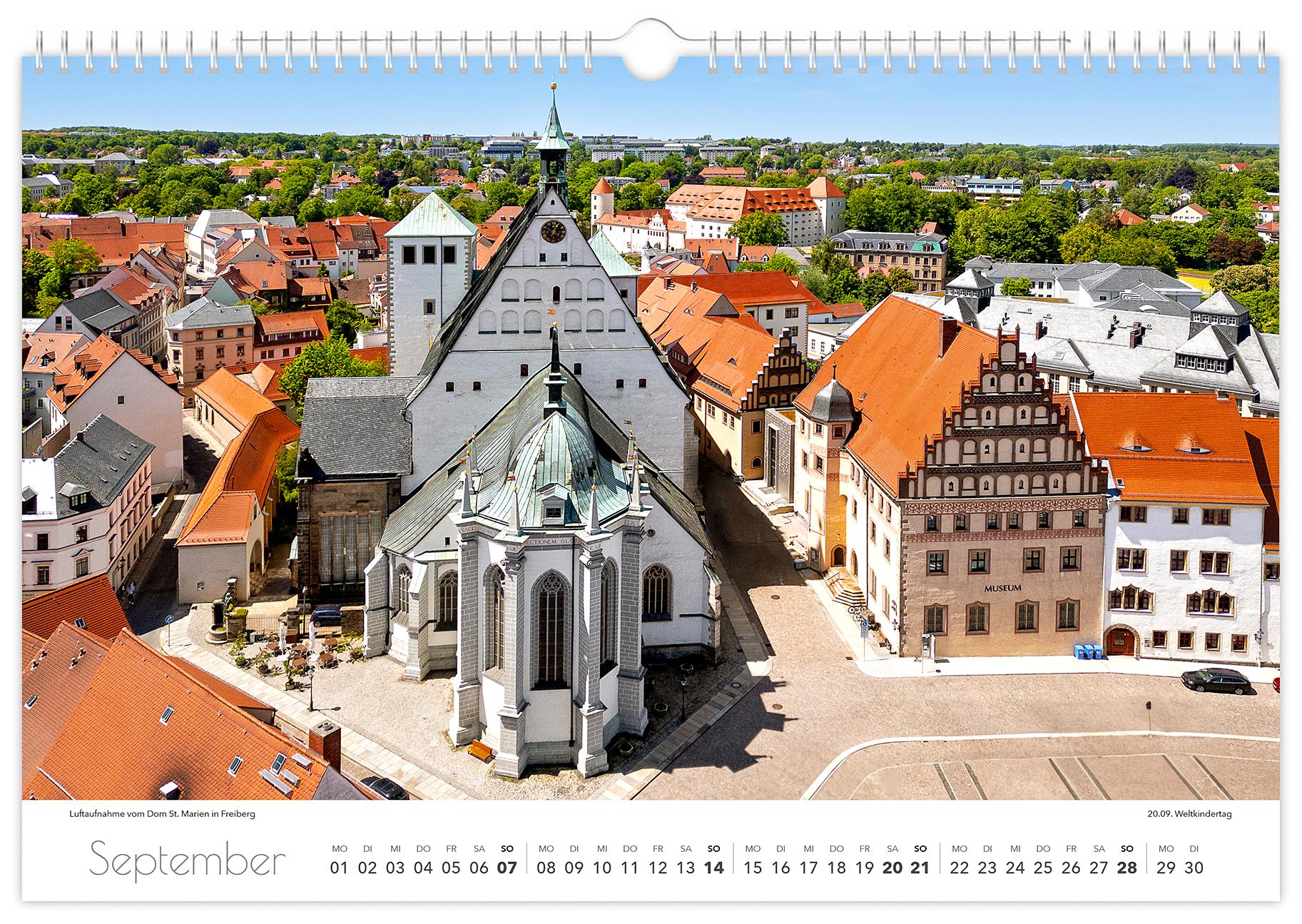 Beispielinhalt (Bild) Kalender Dresden und Umgebung 2025