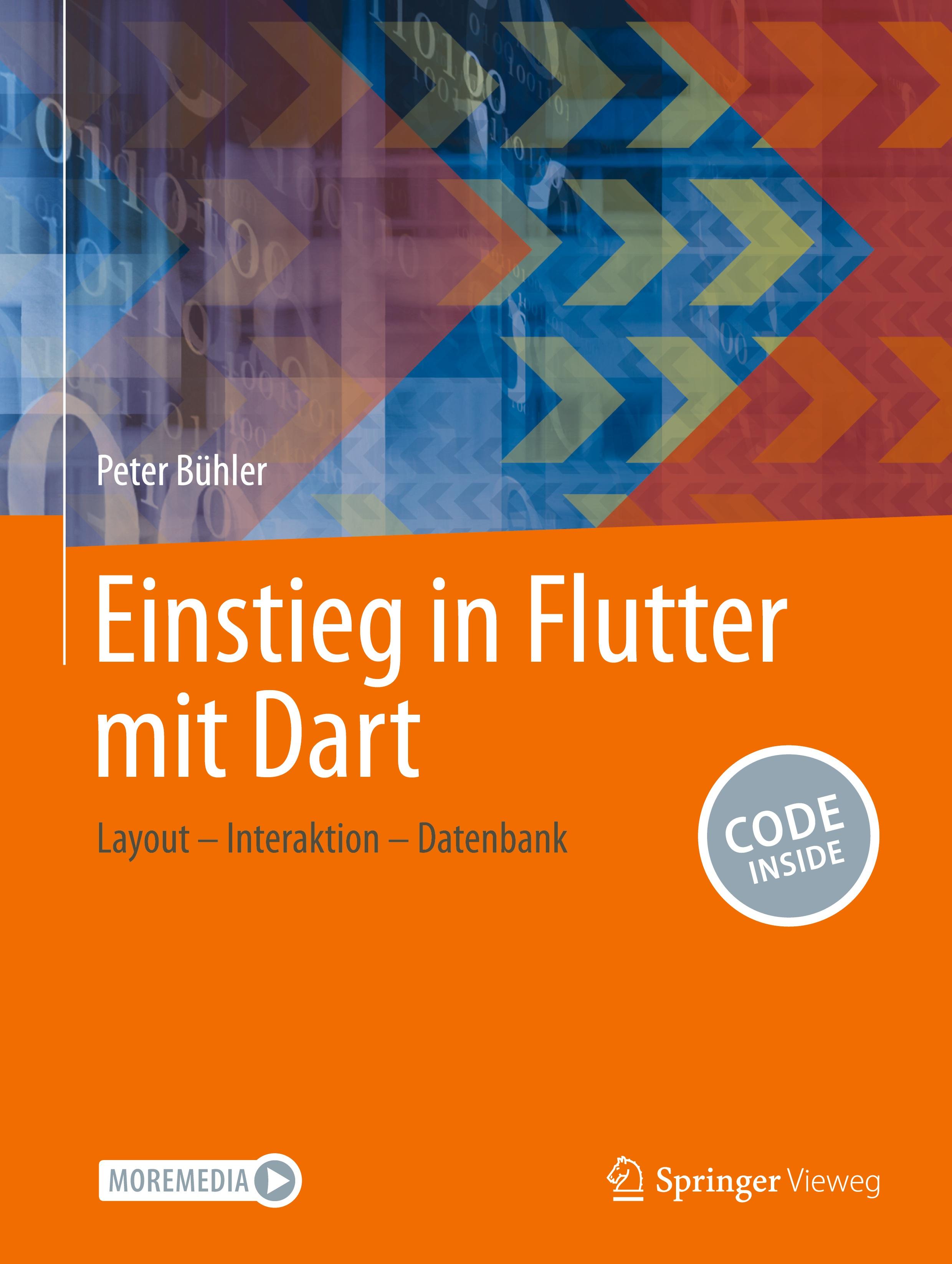 Vorderes Coverbild Einstieg in Flutter mit Dart