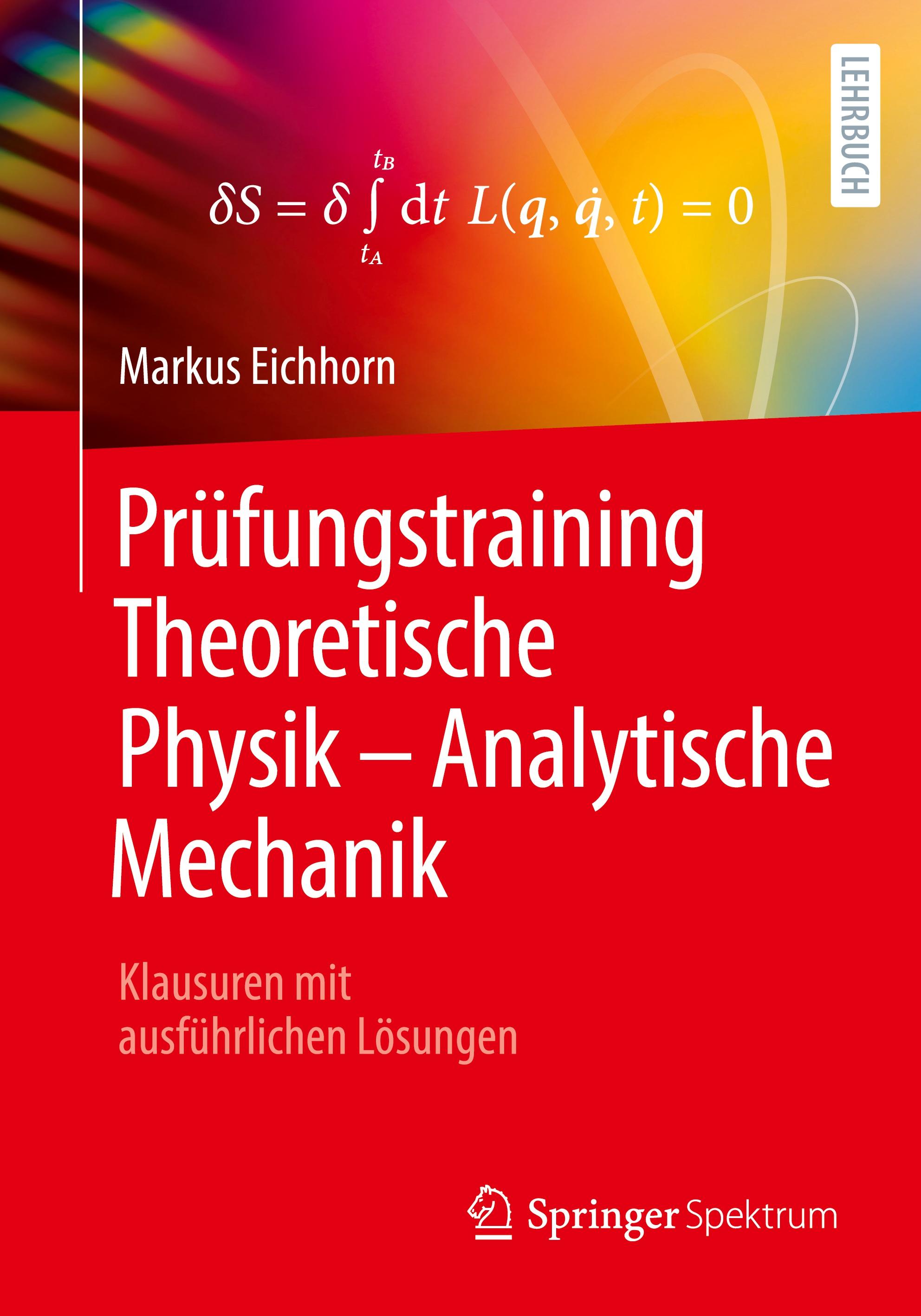Vorderes Coverbild Prüfungstraining Theoretische Physik - Analytische Mechanik