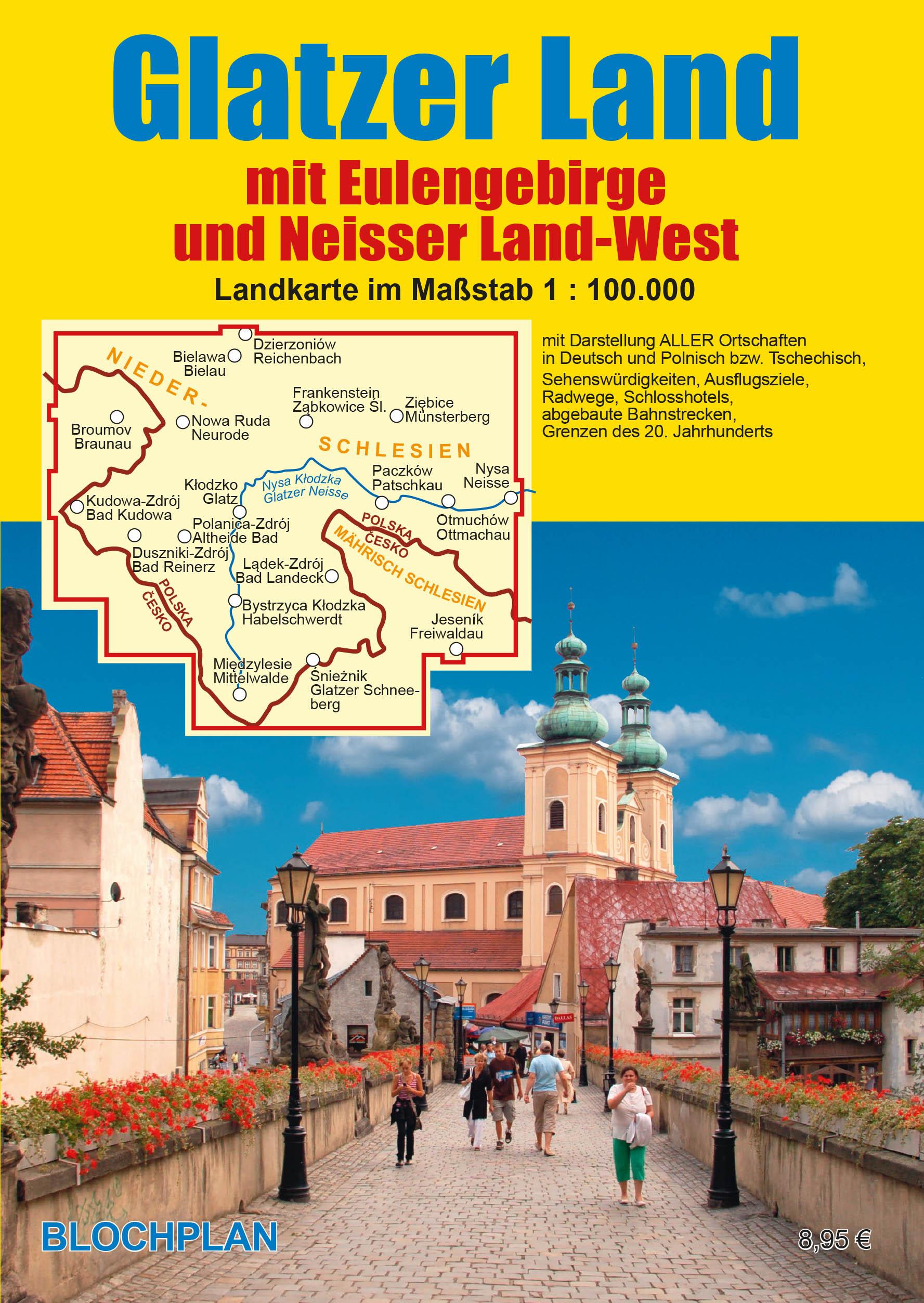 Vorderes Coverbild Landkarte im Maßstab 1:100.000