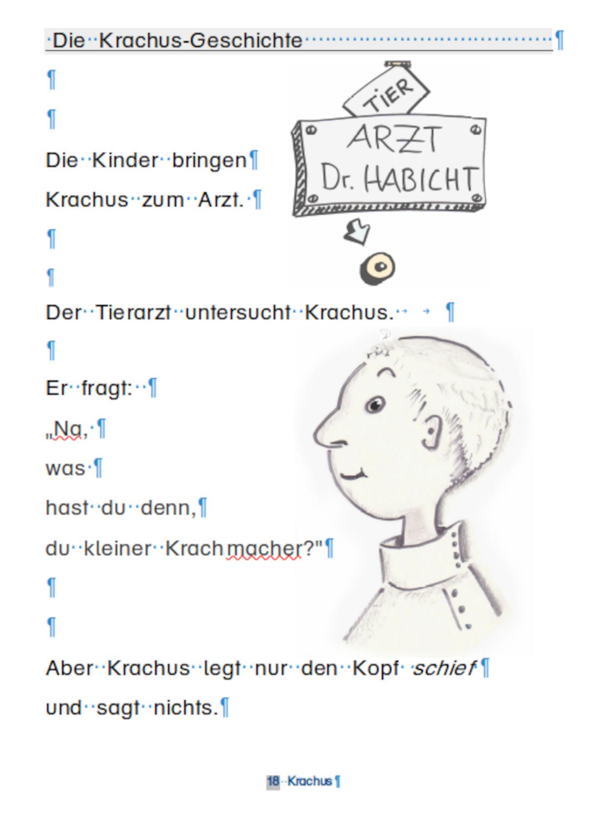 Beispielinhalt (Bild) Krachus, der freche Papagei