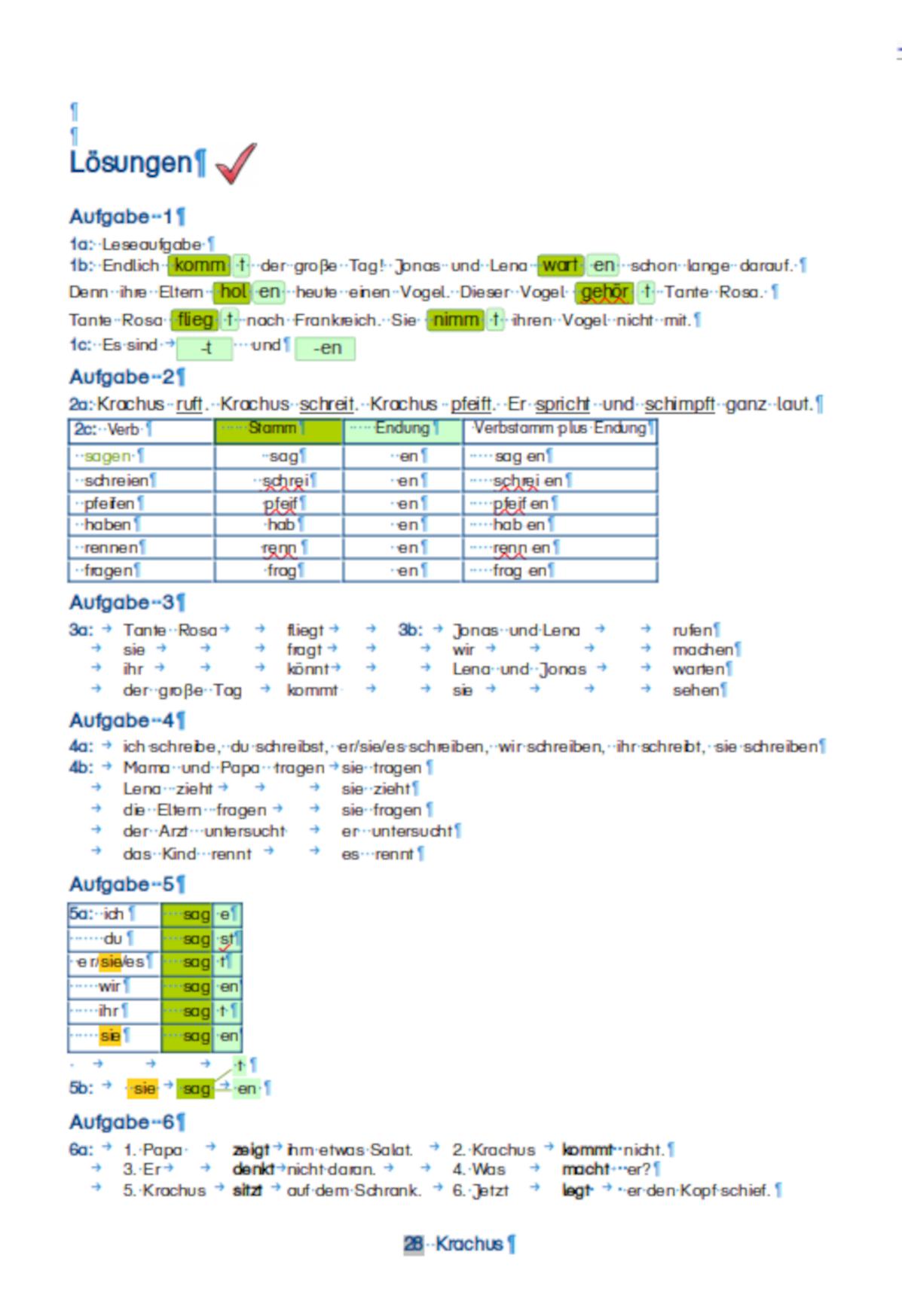 Beispielinhalt (Bild) Krachus, der freche Papagei