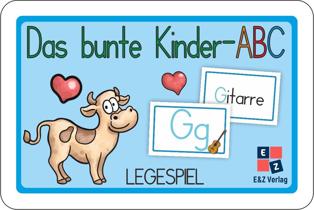 Vorderes Coverbild Das bunte Kinder-ABC Legespiel