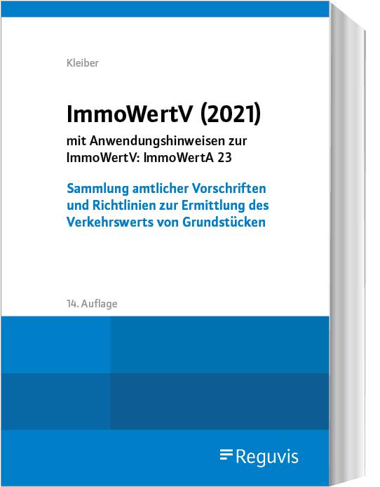 Vorderes Coverbild ImmoWertV (2021)