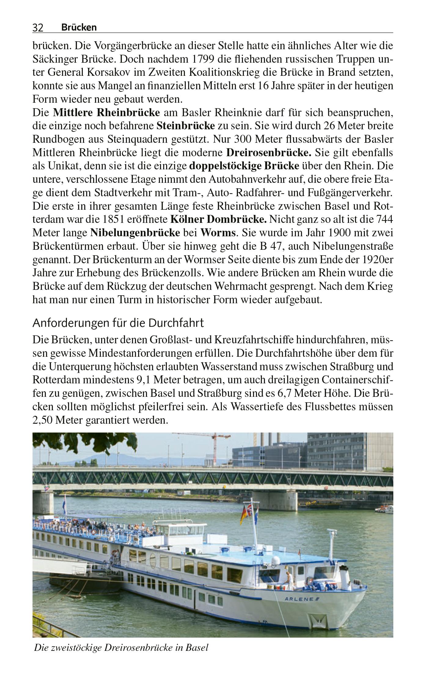 Beispielinhalt (Bild) TRESCHER Reiseführer Flusskreuzfahrten Rhein