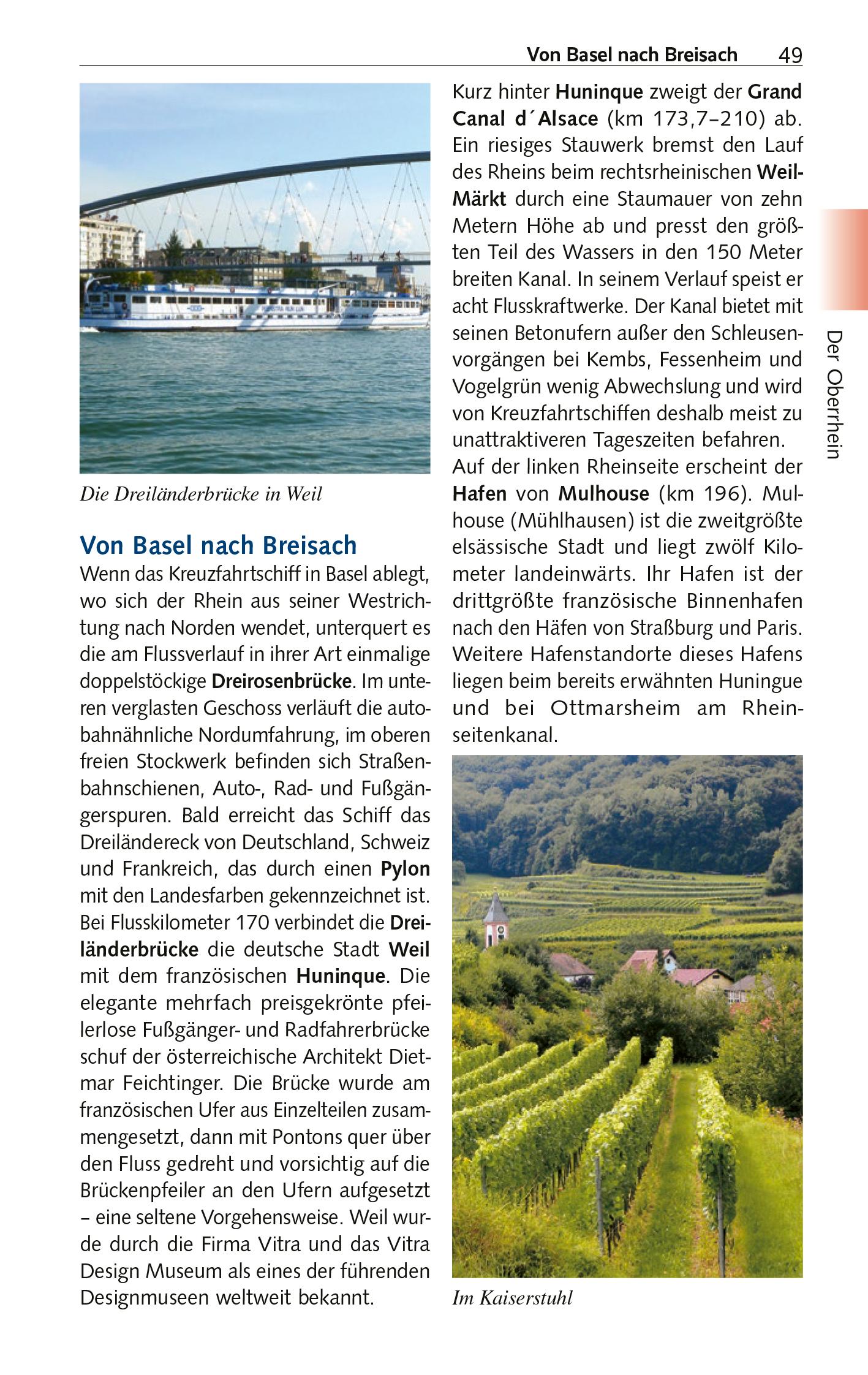 Beispielinhalt (Bild) TRESCHER Reiseführer Flusskreuzfahrten Rhein