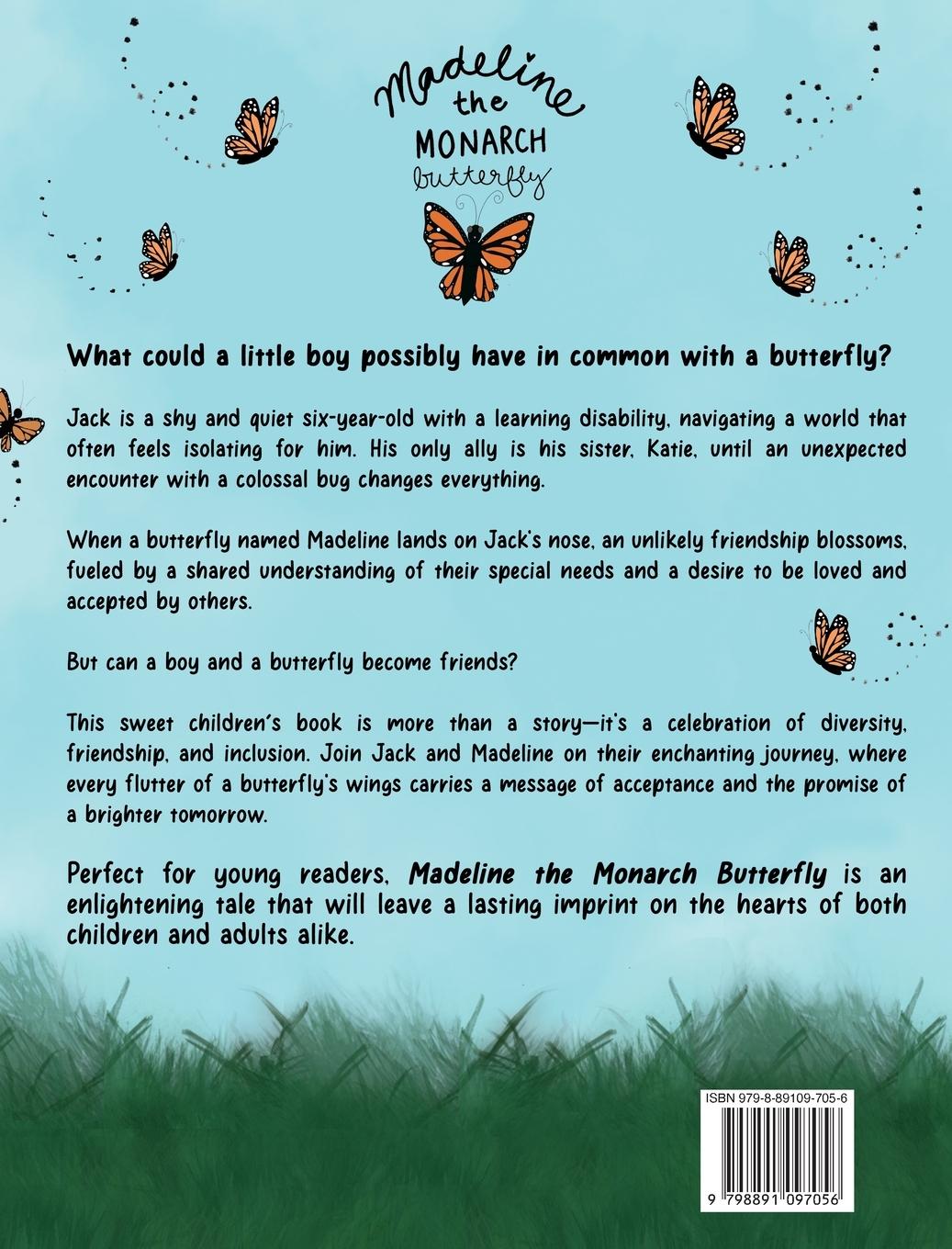 Rückseitencover Madeline the Monarch Butterfly