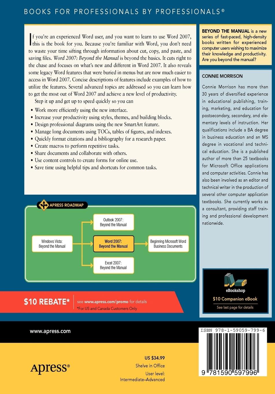 Rückseitencover Word 2007