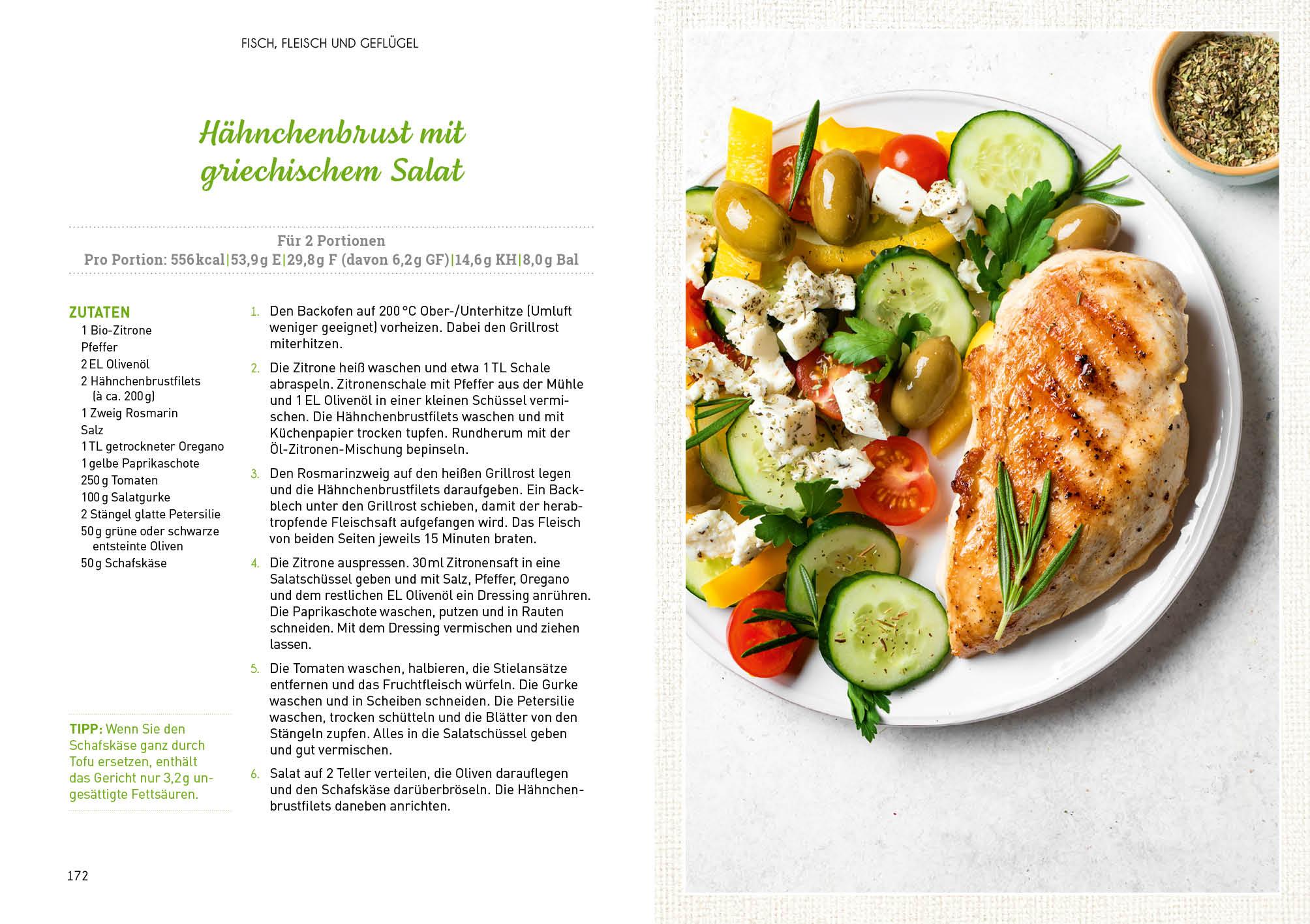 Beispielinhalt (Bild) Richtige Ernährung bei erhöhtem Cholesterinspiegel