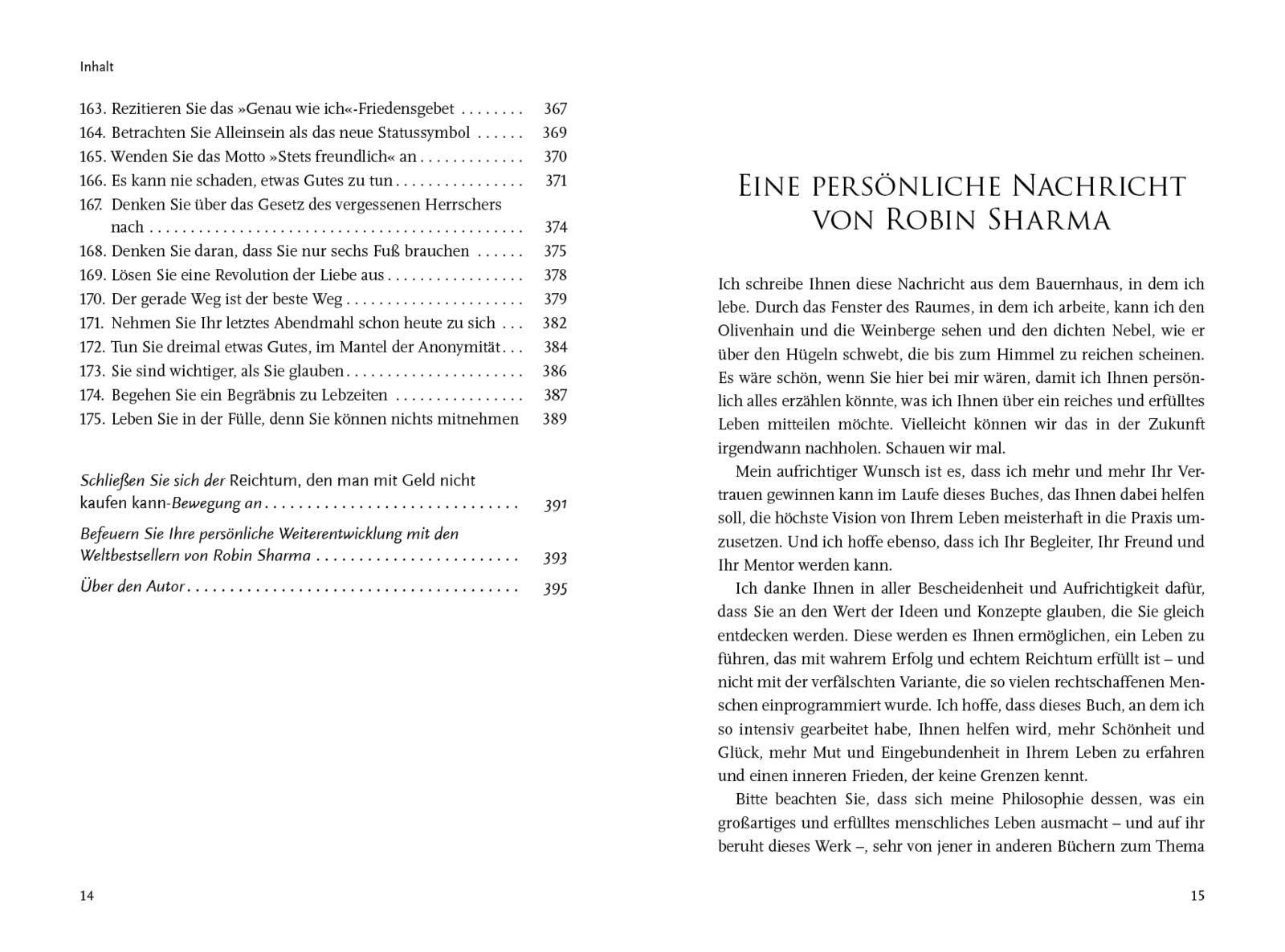 Beispielinhalt (Bild) Reichtum, den du mit Geld nicht kaufen kannst