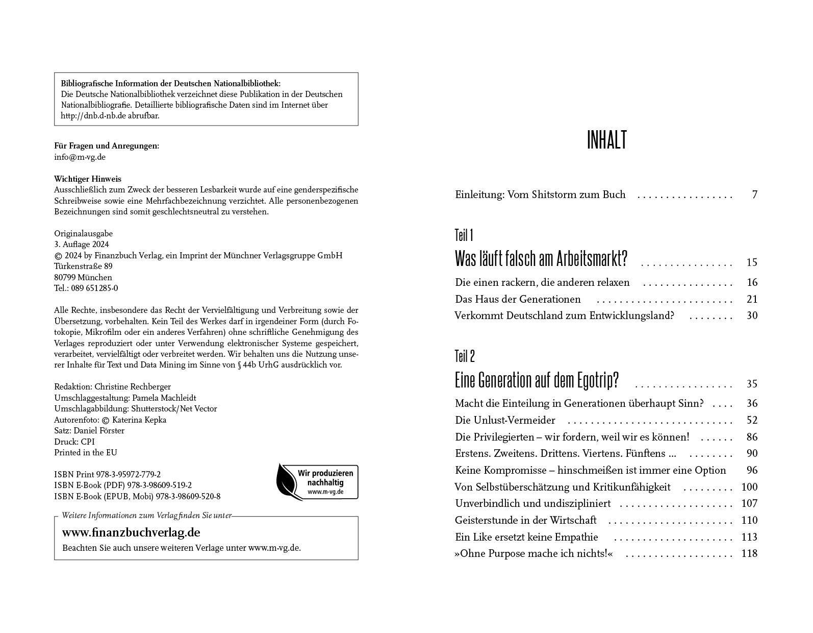 Beispielinhalt (Bild) Verzogen, verweichlicht, verletzt