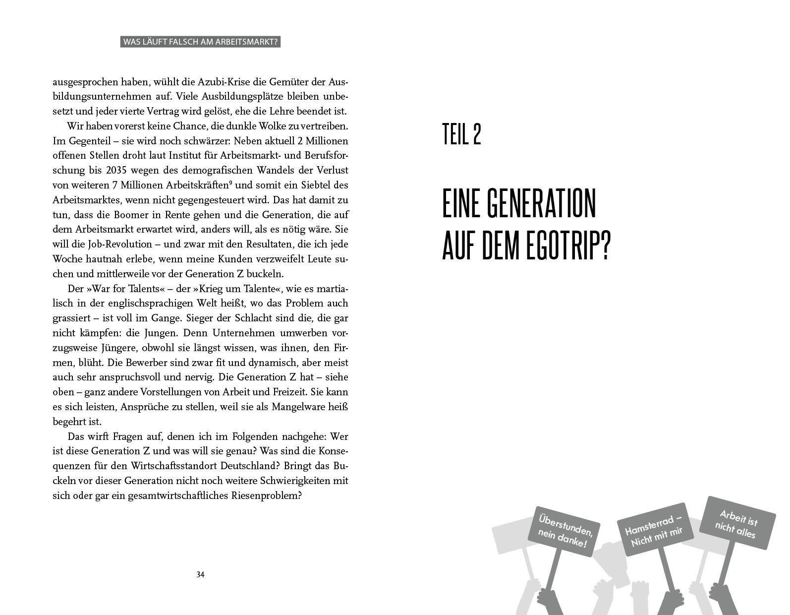 Beispielinhalt (Bild) Verzogen, verweichlicht, verletzt