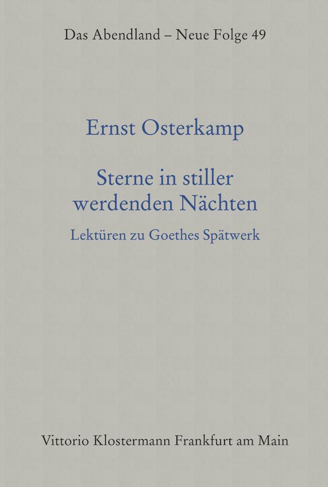 Vorderes Coverbild Sterne in stiller werdenden Nächten