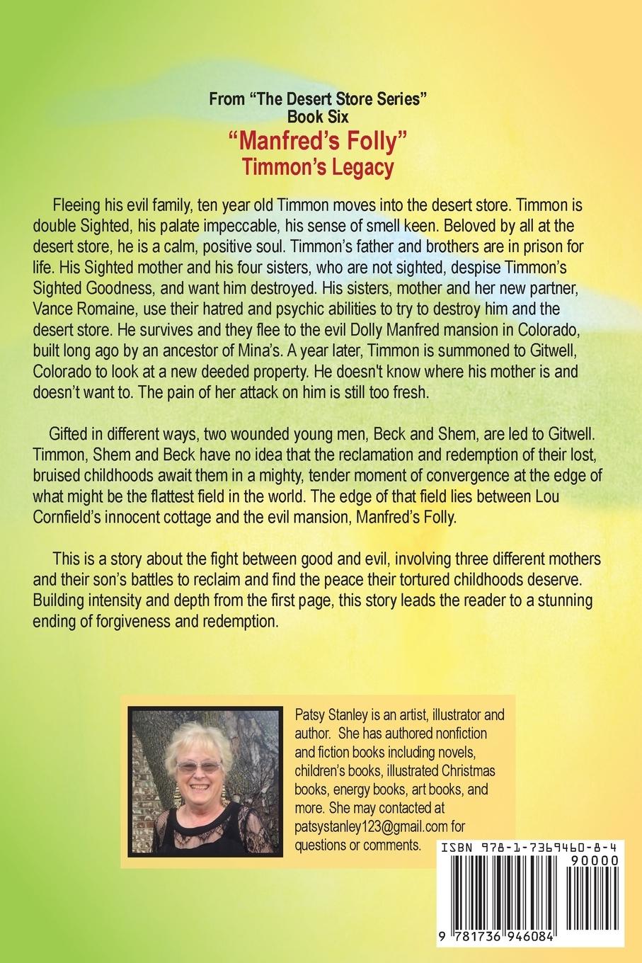 Rückseitencover Manfred's Folly - Timmon's Legacy