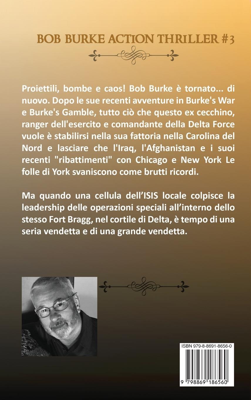 Rückseitencover Burke's Revenge, in italiano