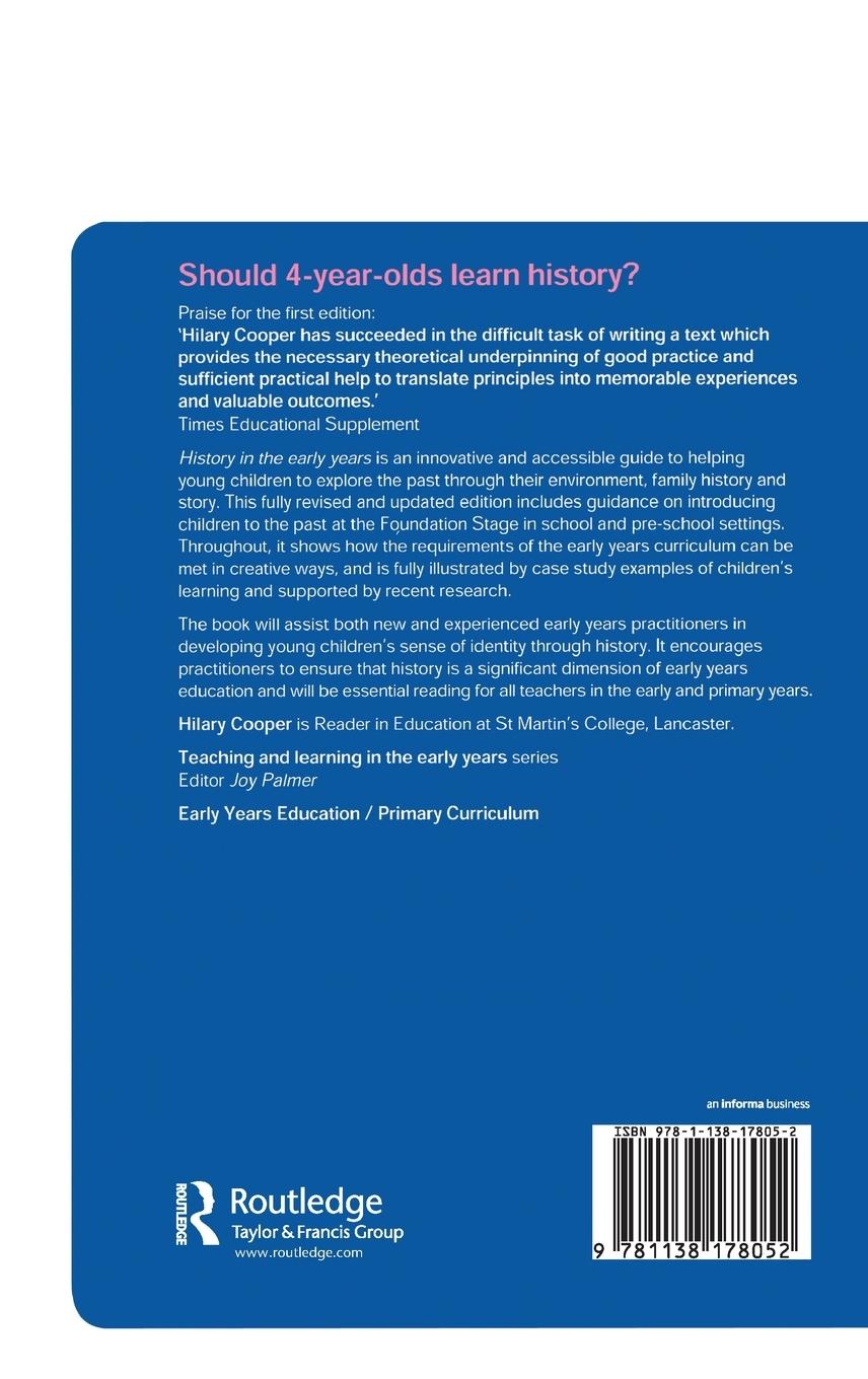 Rückseitencover History in the Early Years