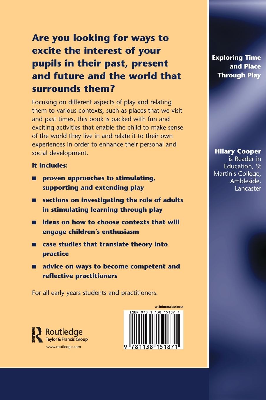 Rückseitencover Exploring Time and Place Through Play