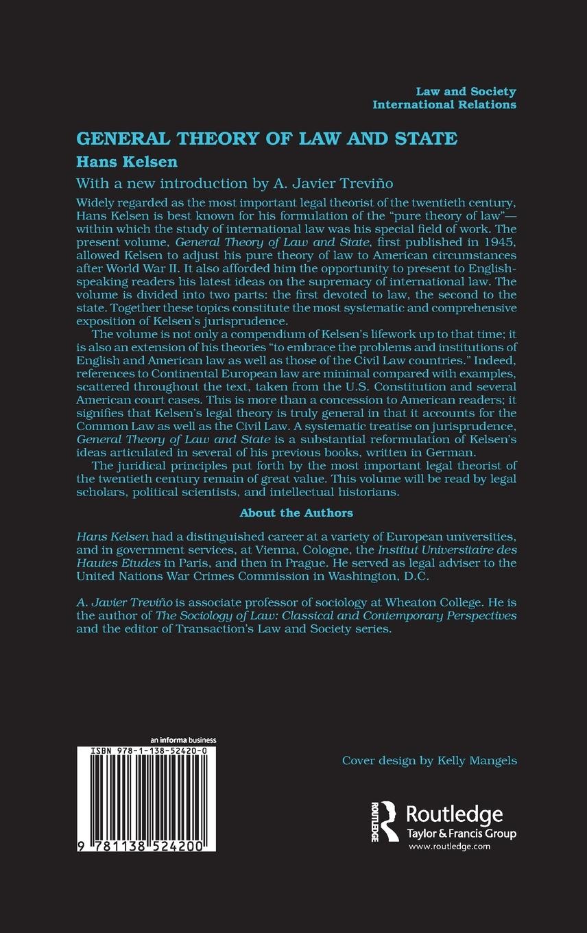 Rückseitencover General Theory of Law and State