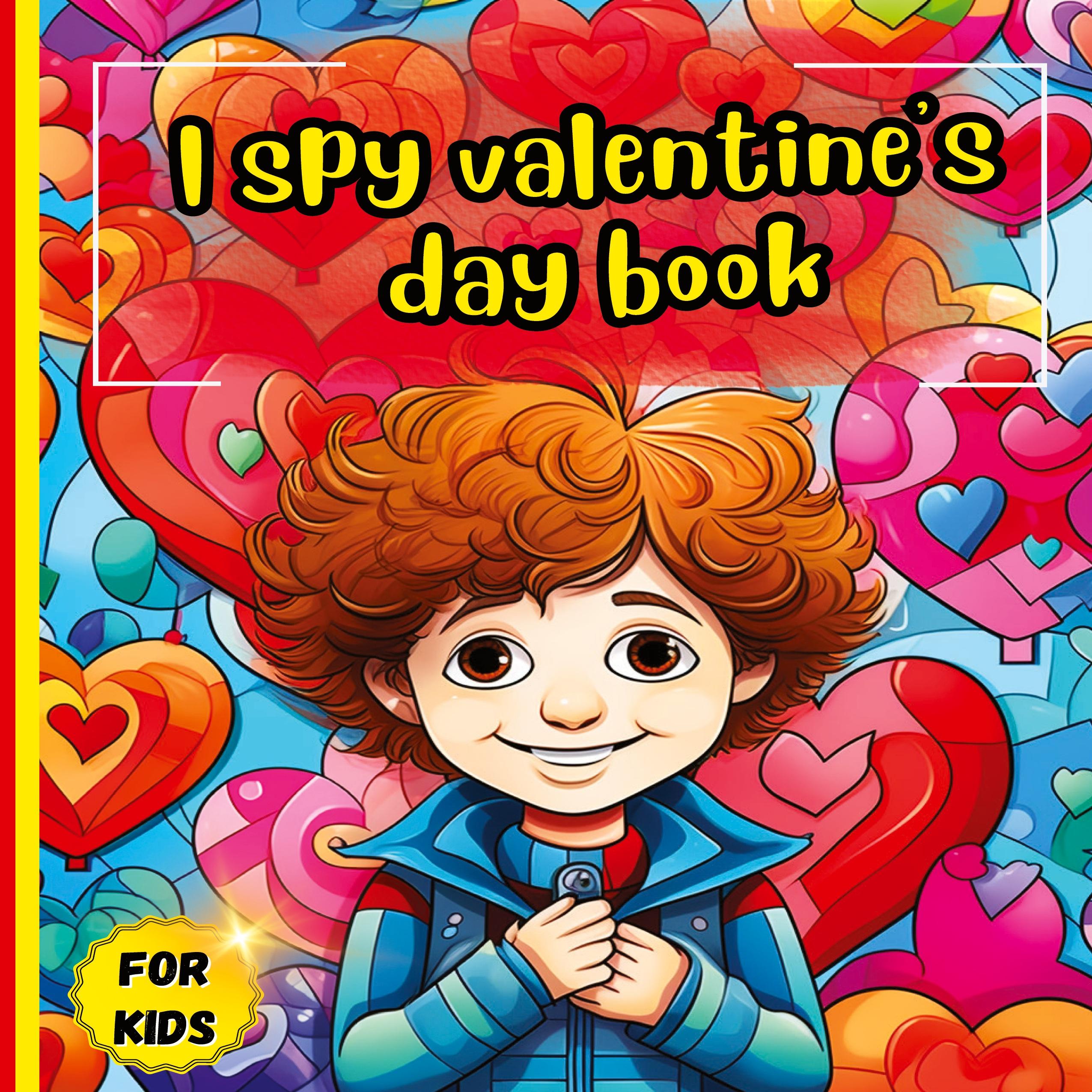 Vorderes Coverbild I spy valentine's day book for kids