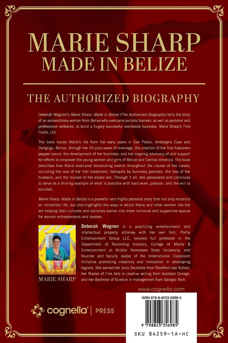 Rückseitencover Marie Sharp