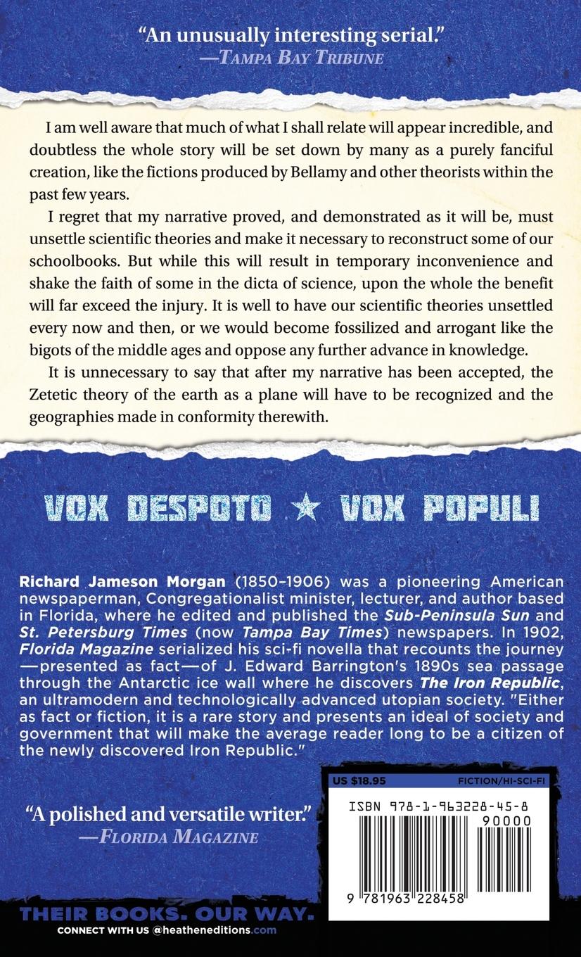 Rückseitencover The Iron Republic (Heathen Edition)