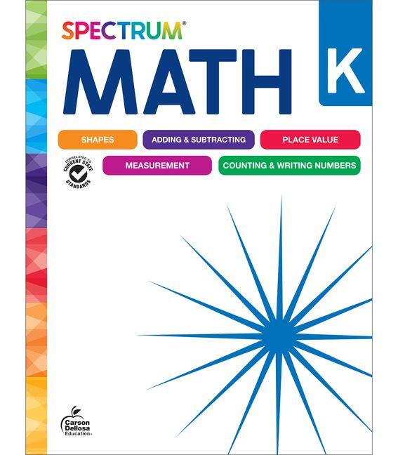 Vorderes Coverbild Spectrum Math Workbook, Grade K