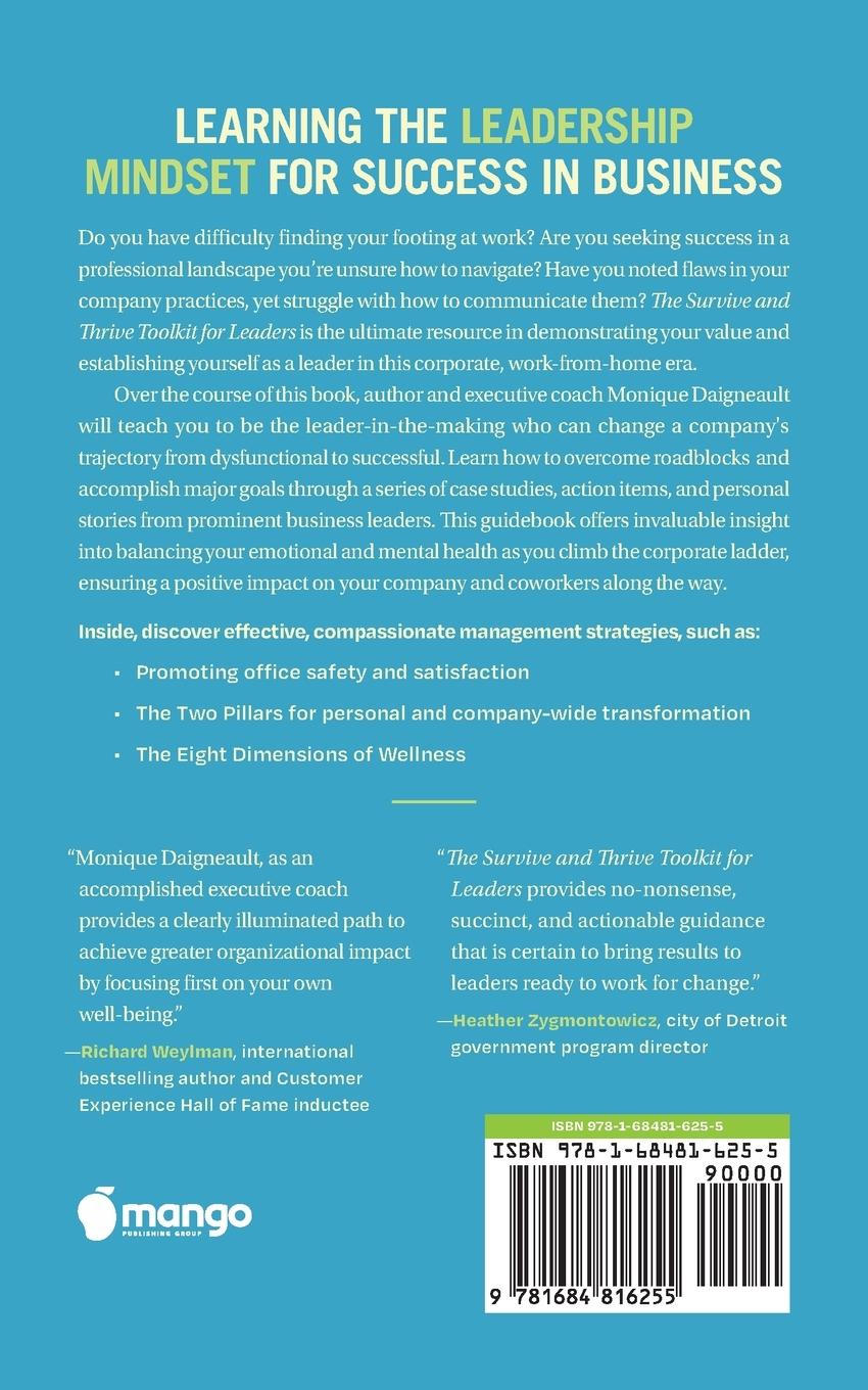 Rückseitencover The Survive and Thrive Toolkit for Leaders